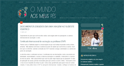 Desktop Screenshot of omundoaosmeuspes.com.br